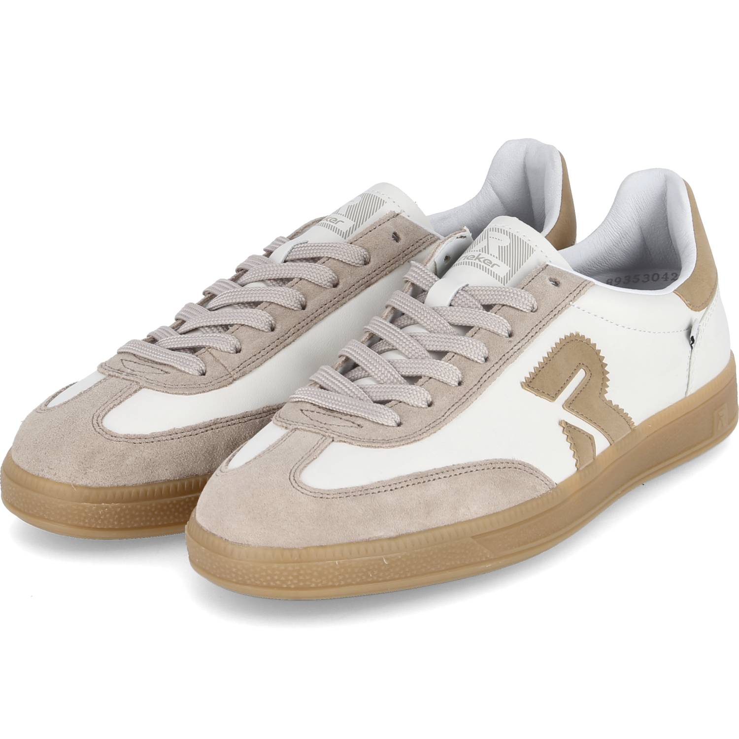 Rieker Low Sneaker - weiss kombi