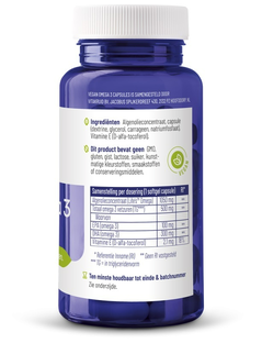Vitakruid Vegan Omega 3 Triglyceride Capsules 90SG