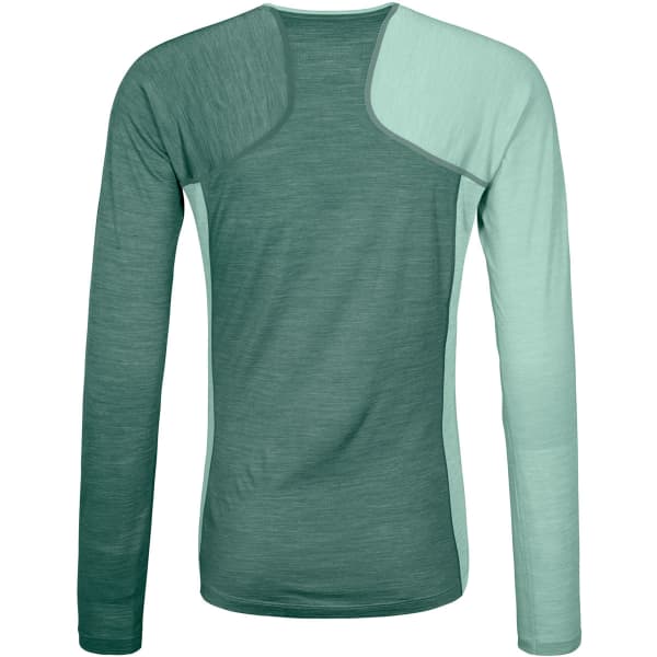 T-shirt randonnée ORTOVOX 120 COOL TEC FAST UPWARD LS W ARCTIC GREY