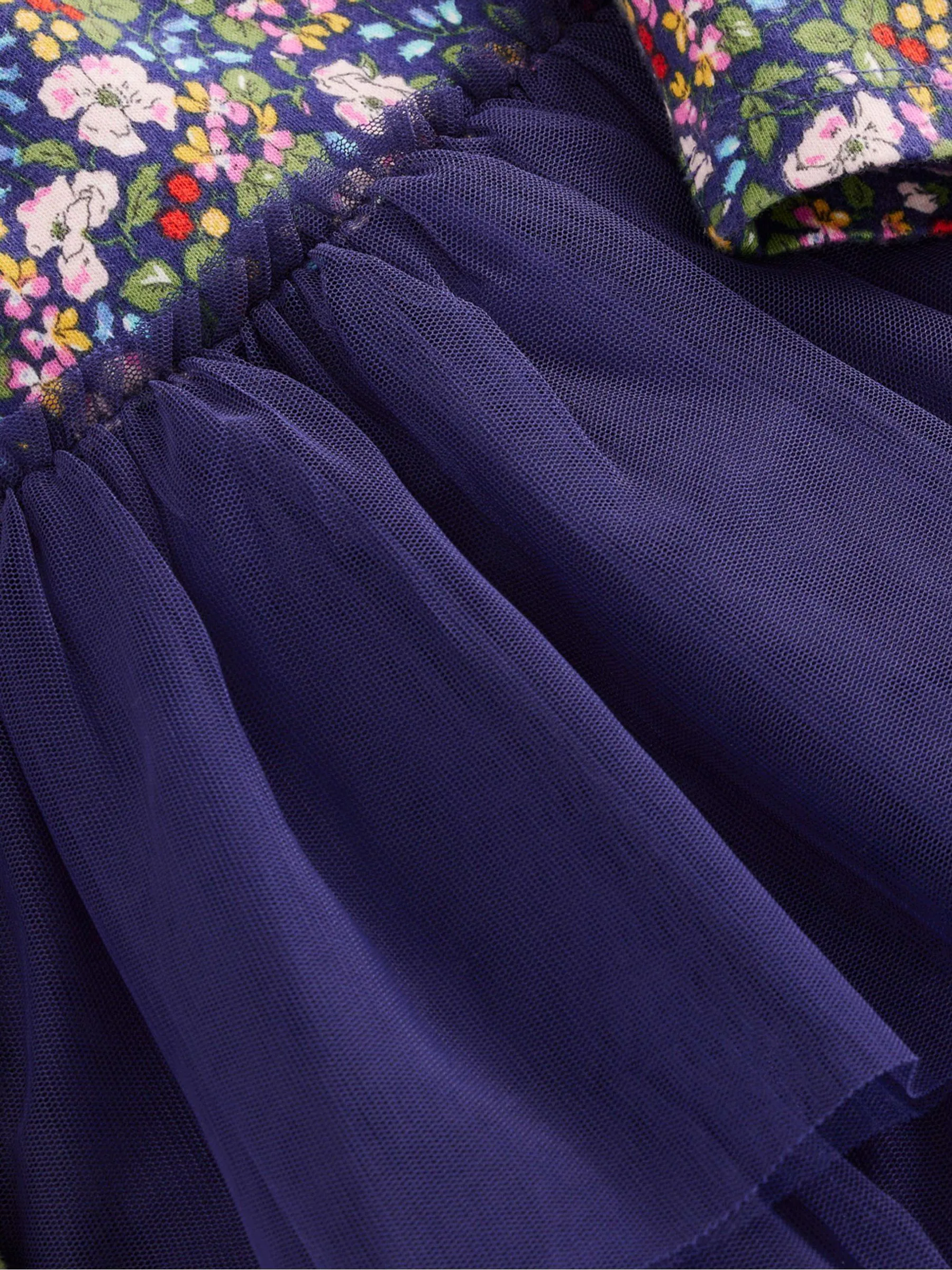 Blauw - Boden Tulle Mix Dress