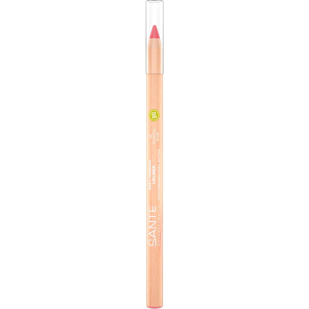 Santé naturally.  Soft Mineral Lipliner, 03 Playful Rose (1,14 g)