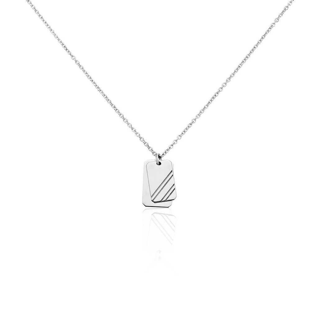 Collier Argent Blanc Djimy
