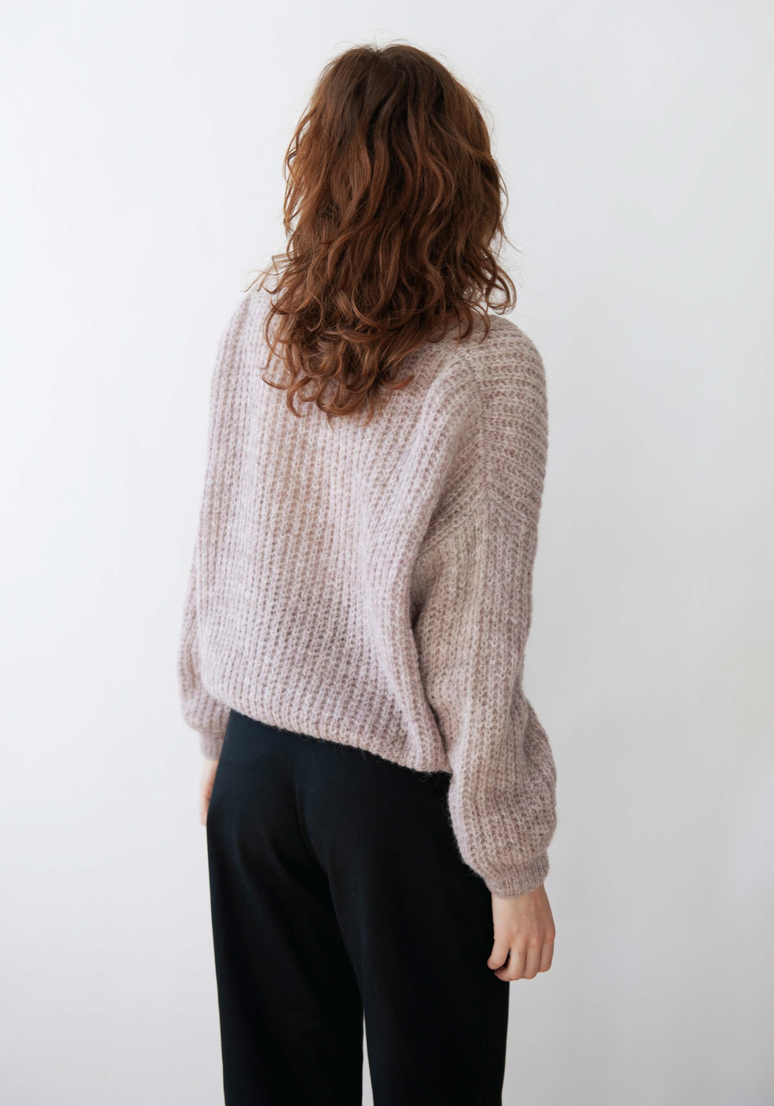 Jungle Folk Wrap Cardigan Vega Lavender