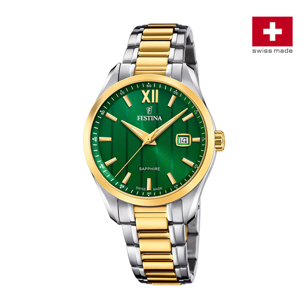 Montre Festina Swiss Made Vert