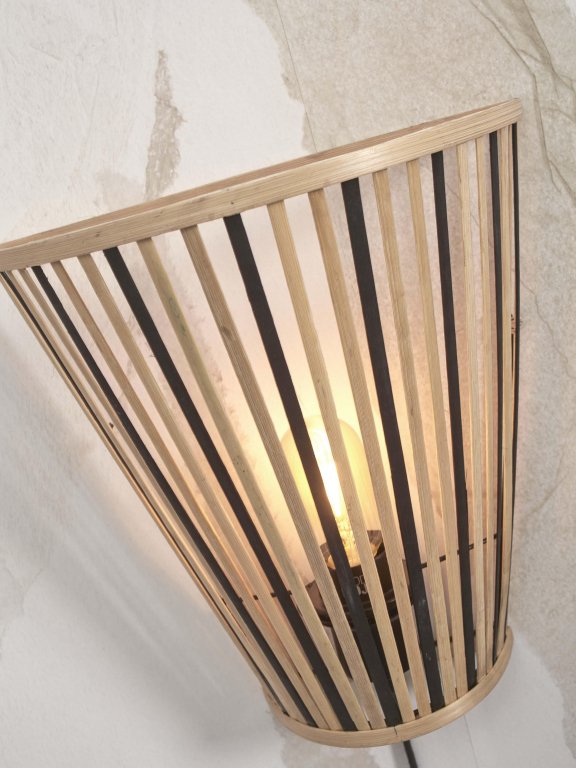 Good&Mojo Merapi wandlamp naturel
