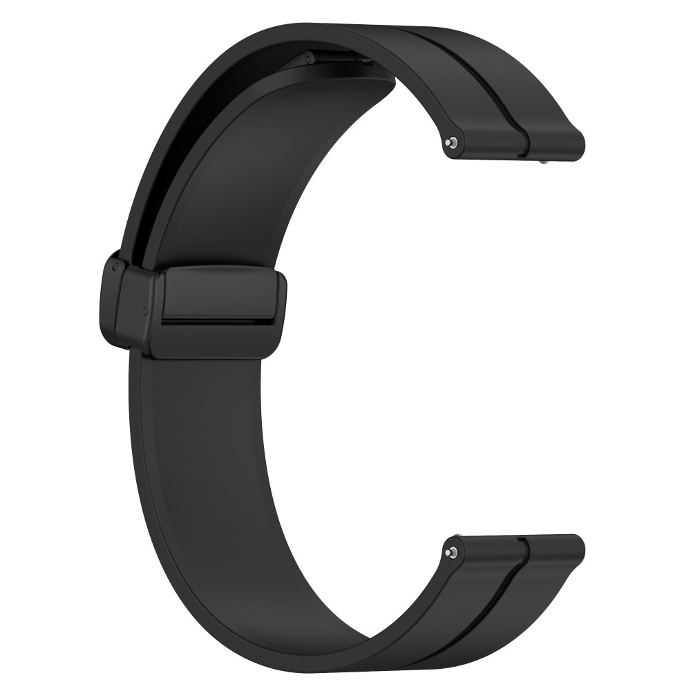 Samsung Galaxy Watch 5 Pro (45mm) Magnet Silikon Armband Split Design (Gelenkumfang: 180 - 220mm) - Schwarz