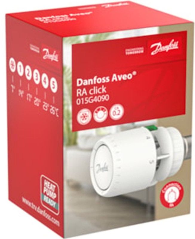 Danfoss - RA 2990 013G2990 - Thermostaat - Klikbevestiging - 23 mm Halsdiameter