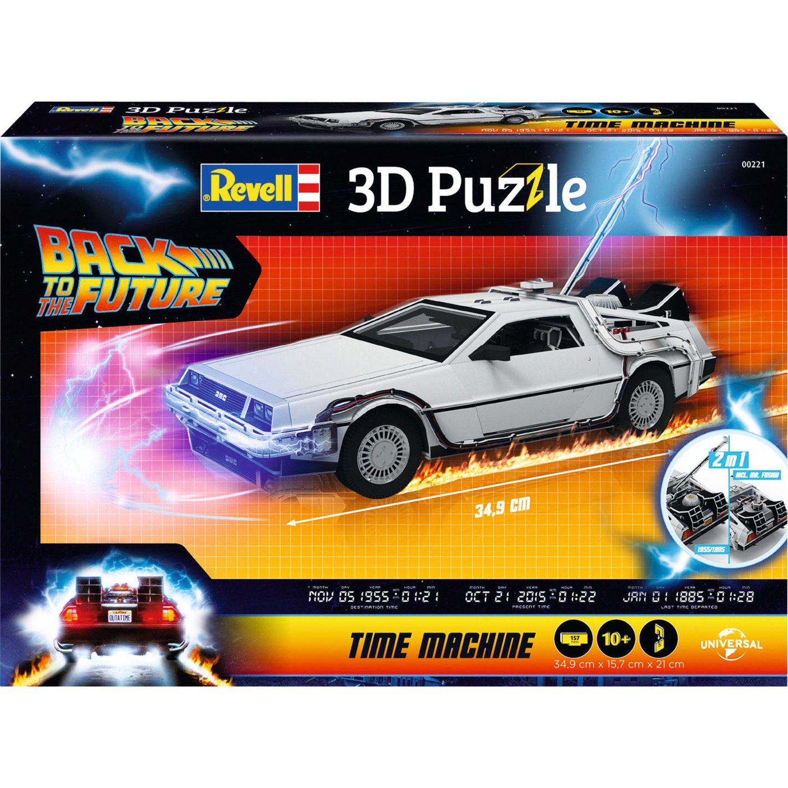3D-Puzzle Back to the Future DeLorean