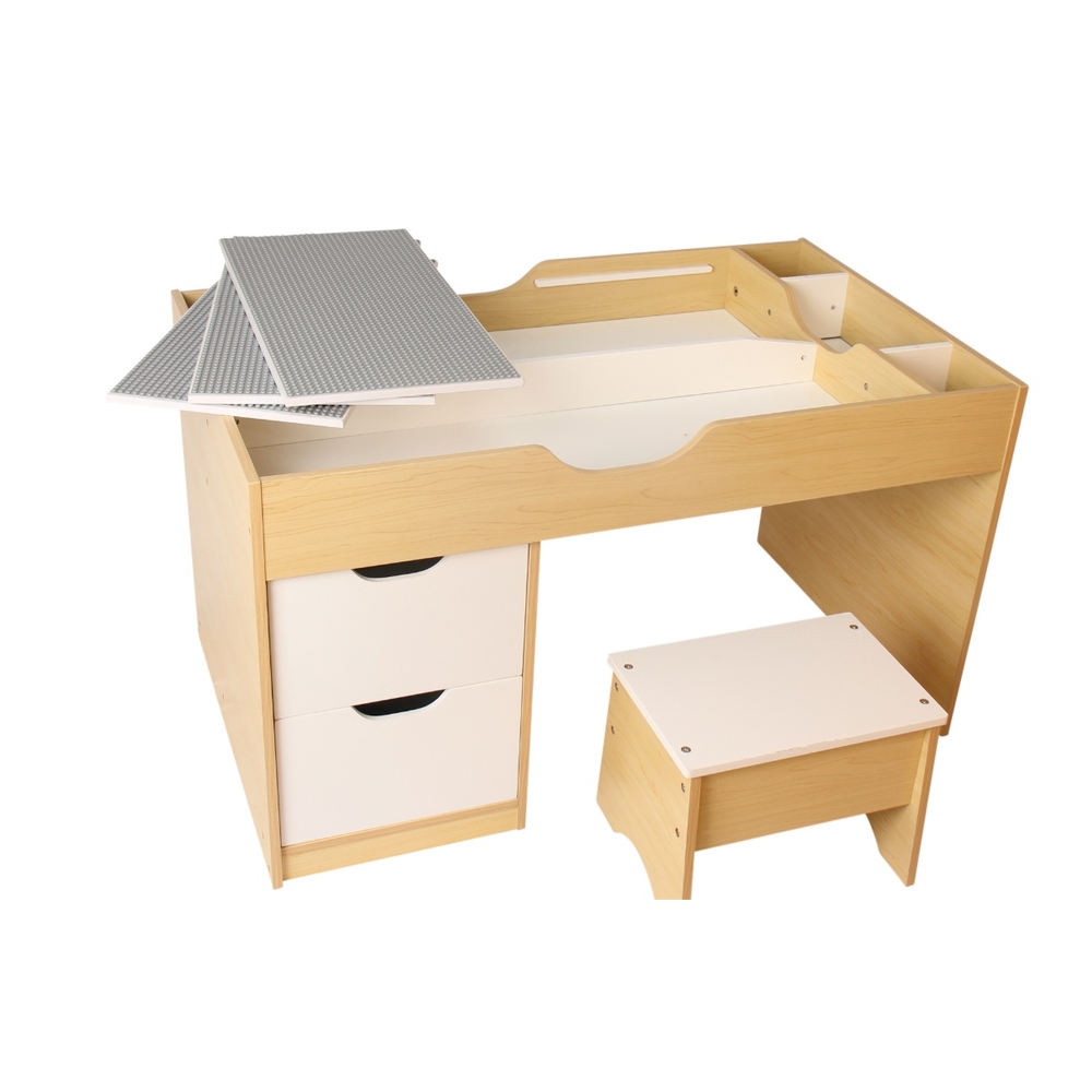 Build 'n Store Aufbewahrungstisch und Hocker aus Holz