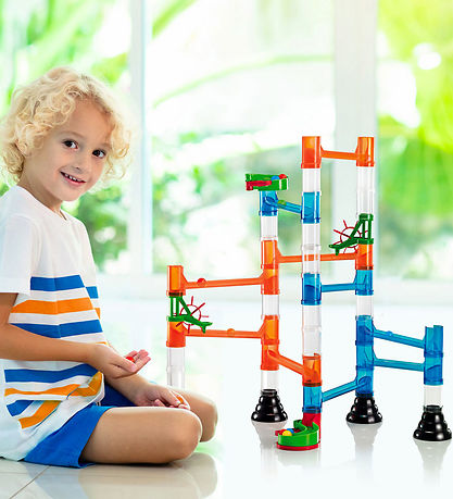 Quercetti Kugelbahn - Migoga Marble Run Transparent - 45 Teile -