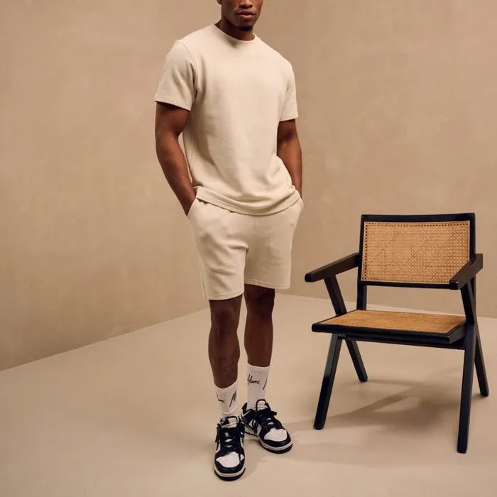 Malelions Signature Waffle Short Heren
