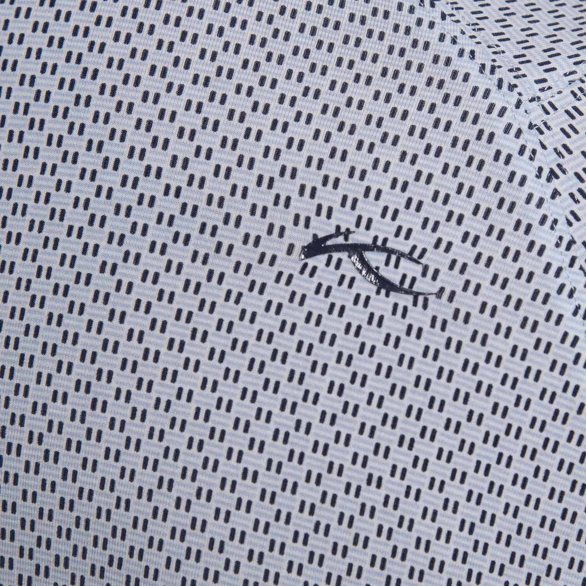 Hollow Pima Polo S/S Herre Powder Blue/Atlanta Blue
