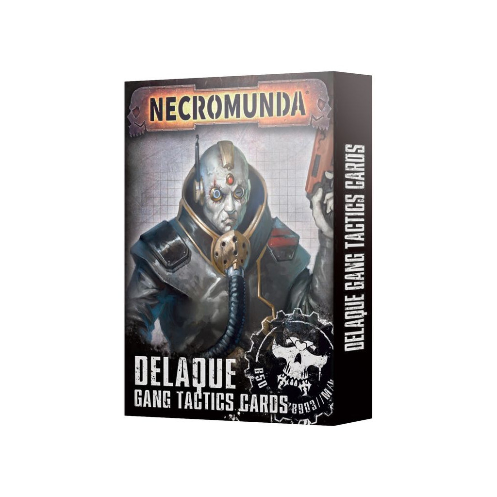 Necromunda : Delaque Gang Tactics Cards