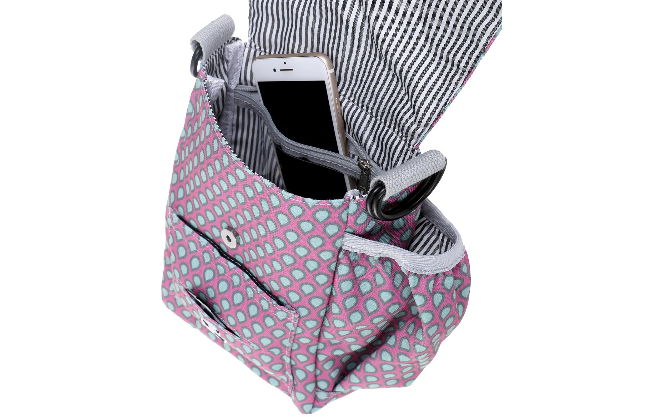 Shoulder Bag Luna Pink / Tear DropHunde-Walking-Tasche