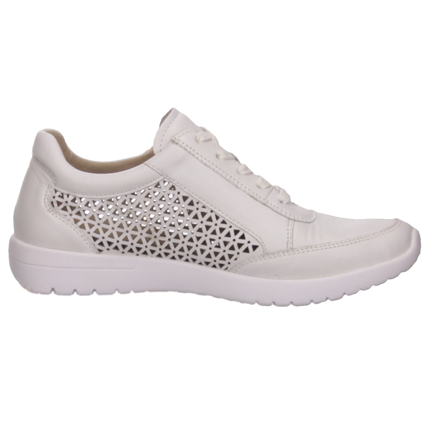 Caprice Schnürhalbschuh weiß weiss/weiss kombi