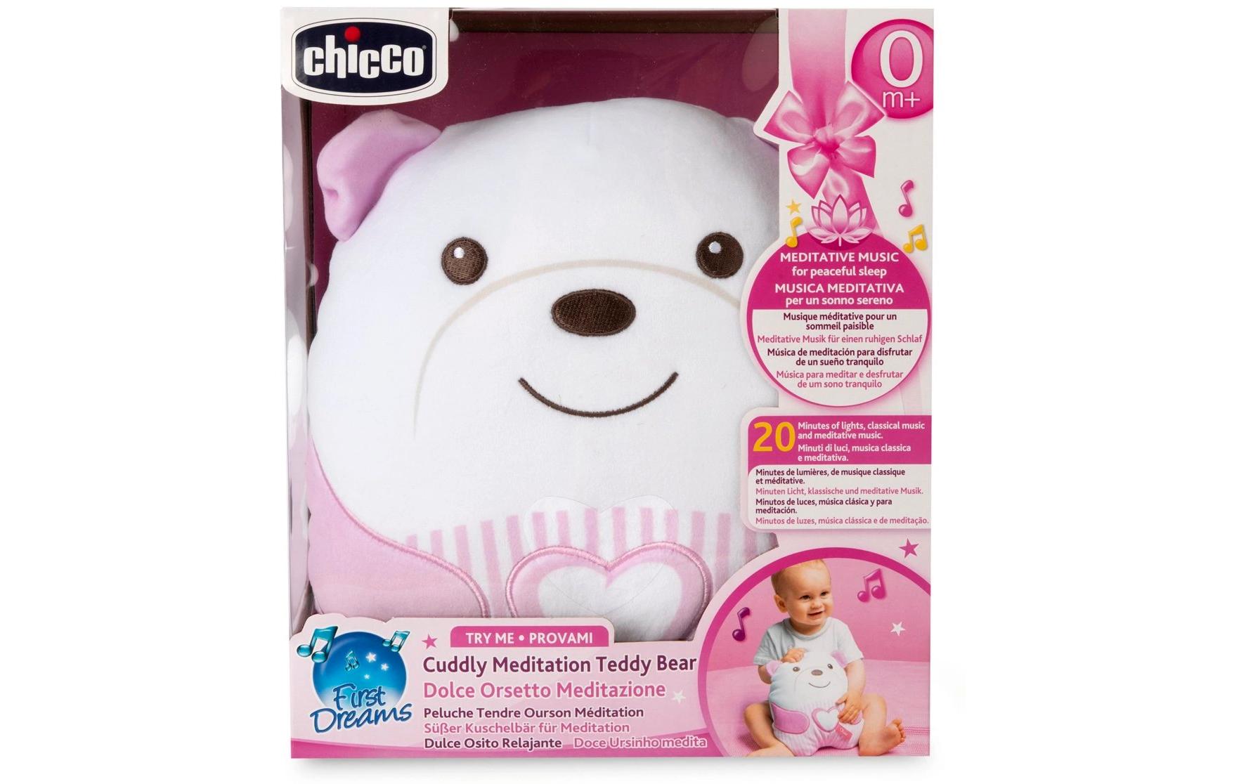 Spieluhr Kuschelbär pinkSüsses Kuscheltier