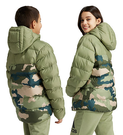 adidas Performance Steppjacke - Grün m. Camouflage