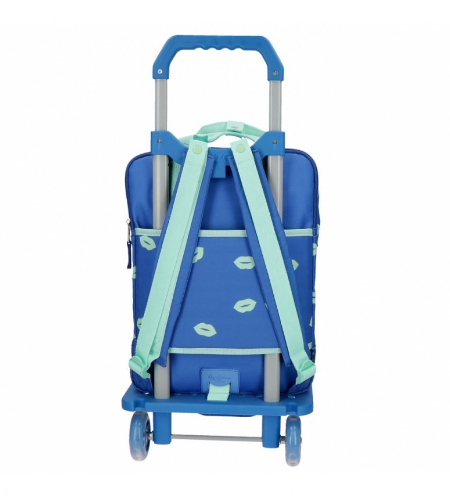 Mochila para computador Pepe Jeans Ruth com rodinhas - 30x40x13cm -