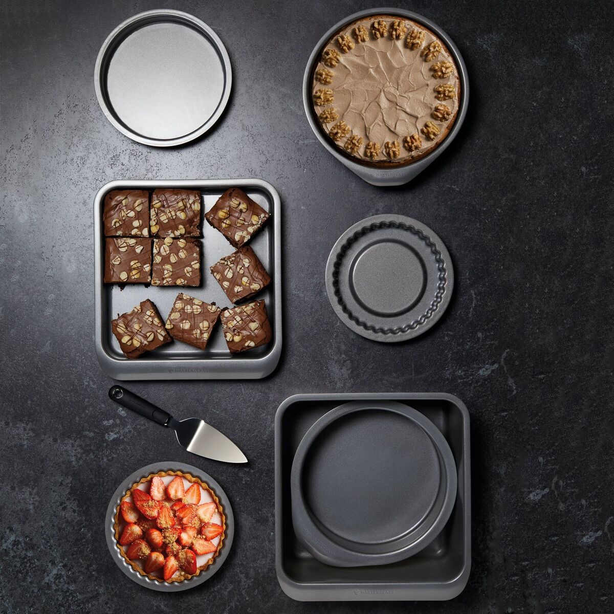 MasterClass Bakesett 7 deler rund