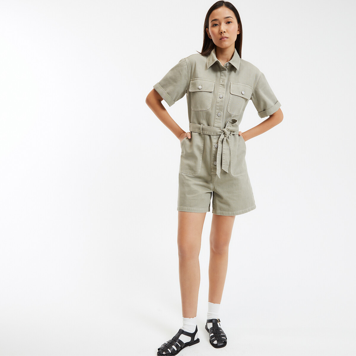 COLEÇÕES LA REDOUTE<br>Combishort com korte mouwen