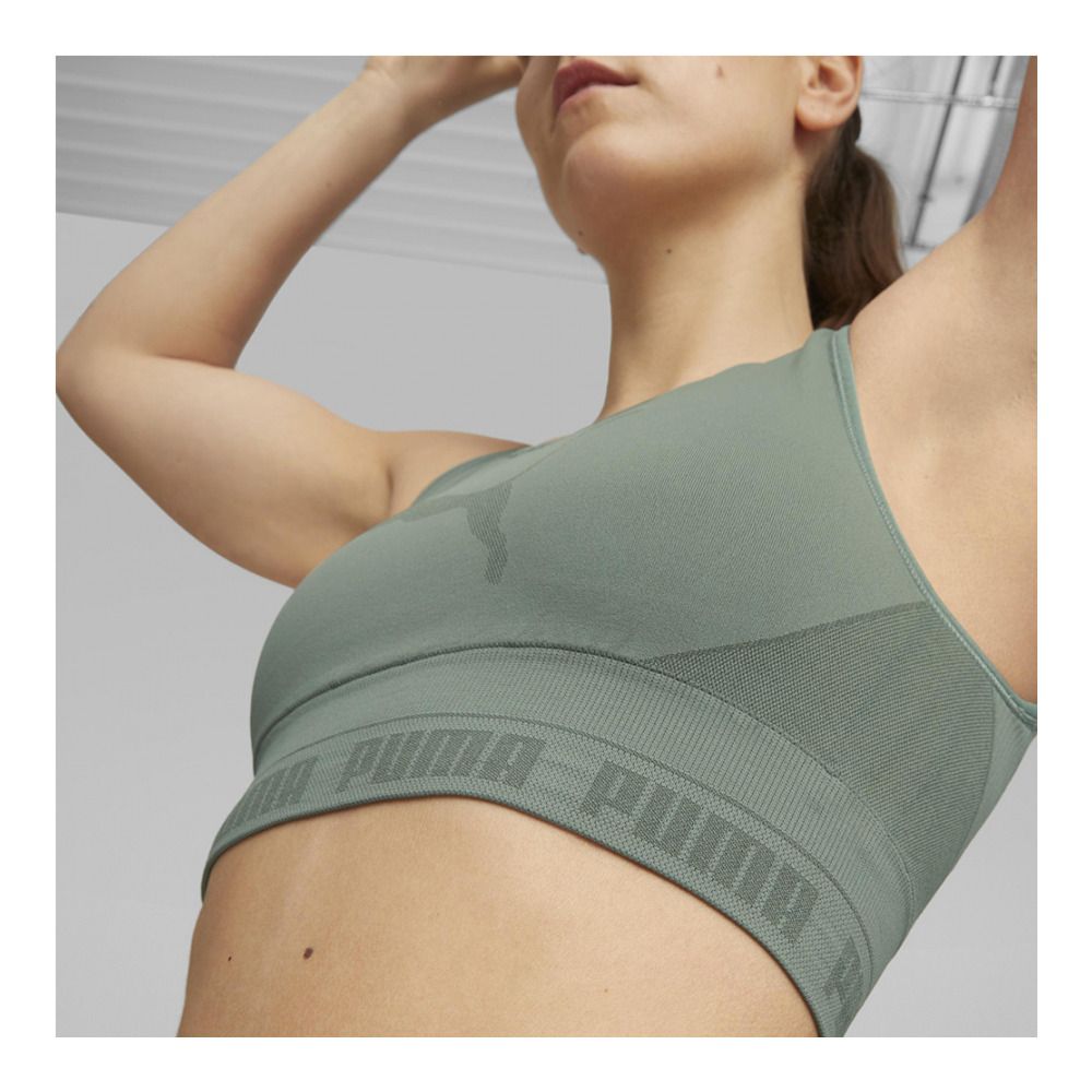 Puma EVOKNIT - Crop top Femme eucalyptus