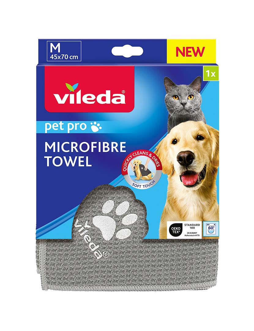 Vileda PET PRO Microfiber Towel M 1Un