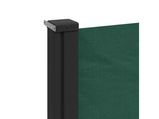 Auvent latéral rétractable vert foncé 100x300