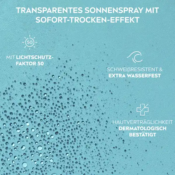 UV Dry Protect Sport Transparentes Spray LSF 50