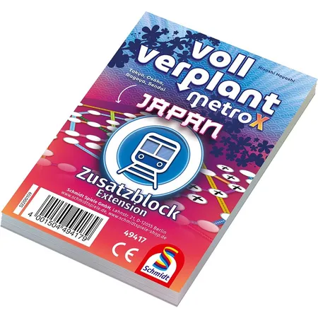 Schmidt Spiele Voll Verplant – Zusatzblock JAPAN (75 Blatt)