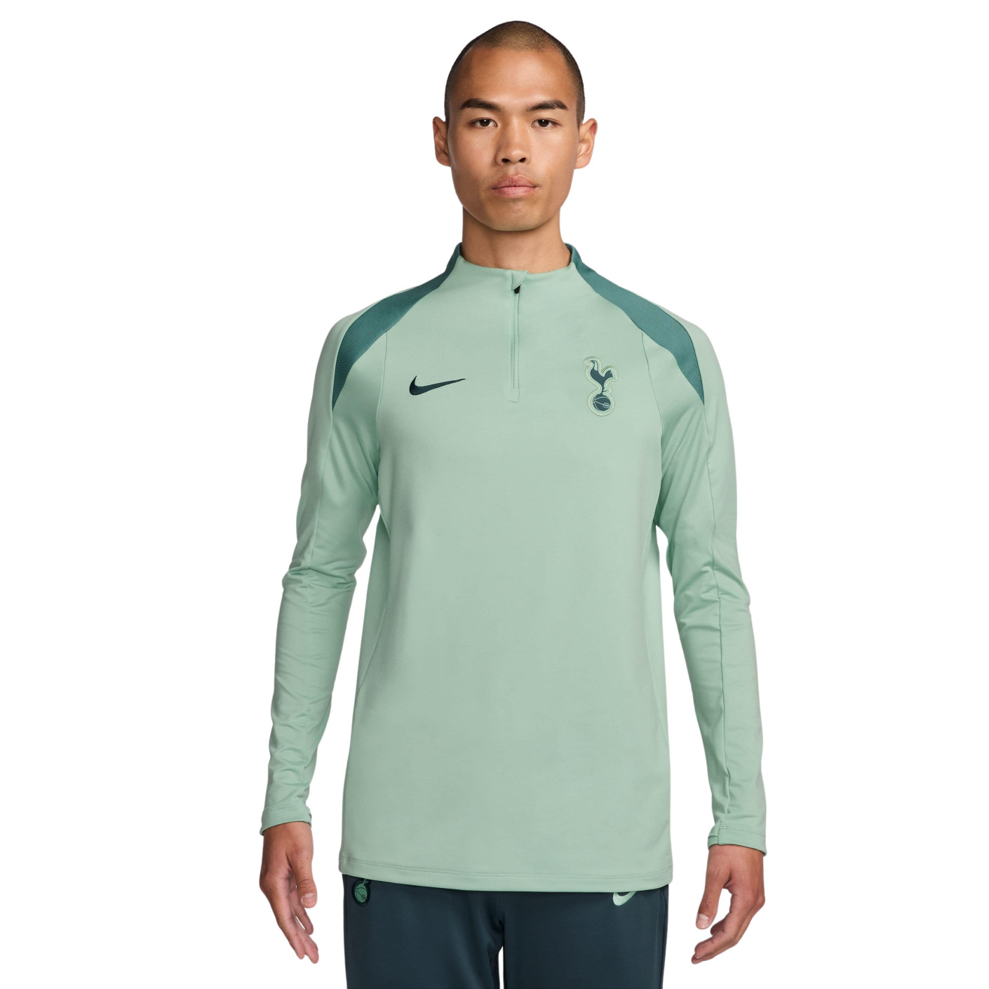 Nike Tottenham Hotspur Strike Trainingstrui 1/4-Zip 2024-2025 Lichtgroen Groen