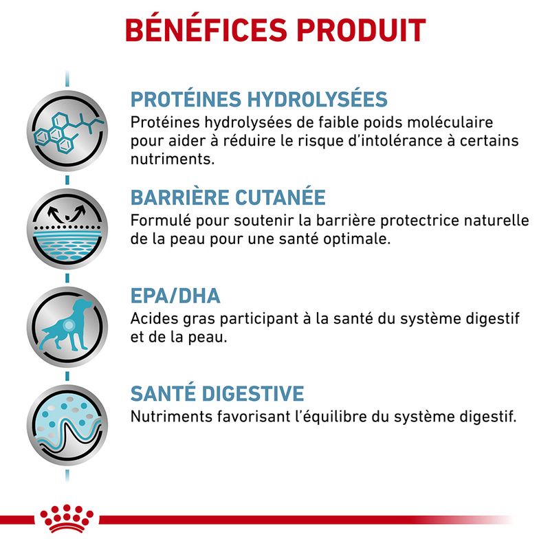 Royal Canin Veterinary Canine Hypoallergenic à Prix Discount | bitiba.fr