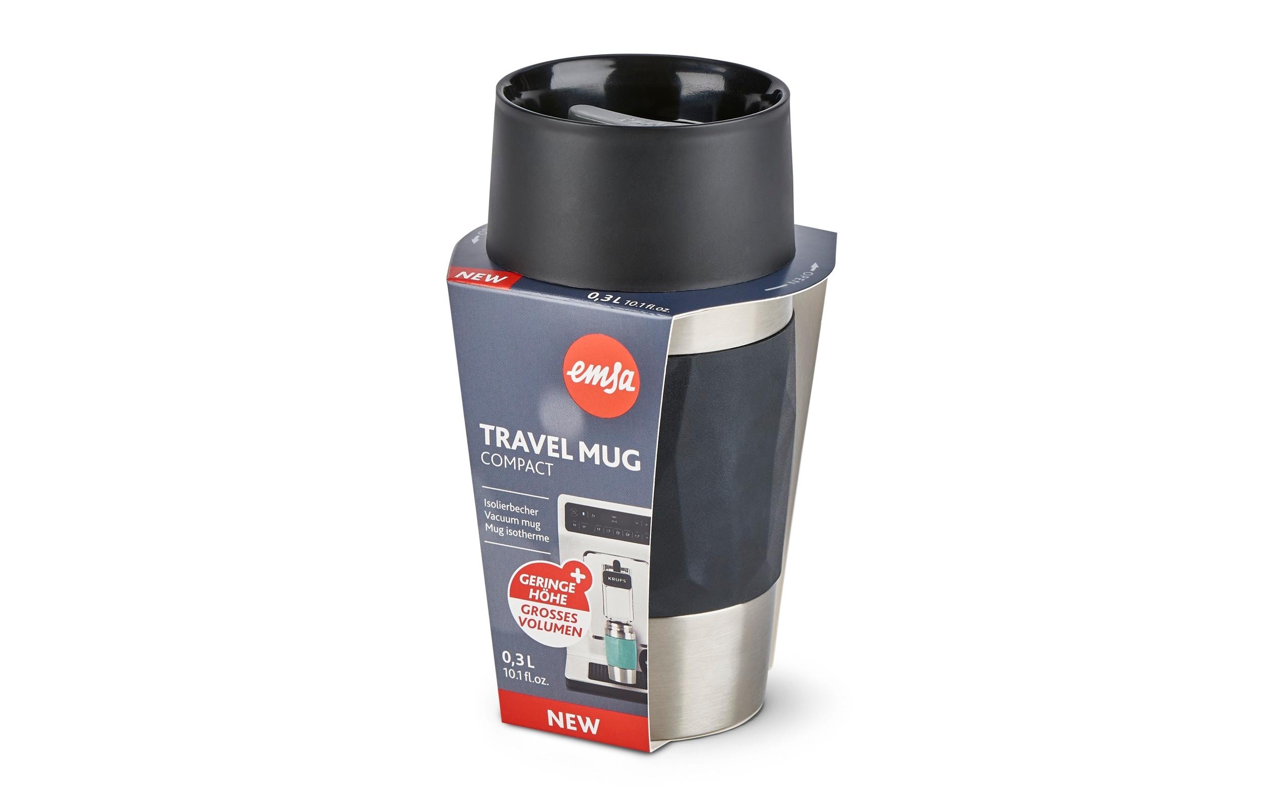 Thermobecher Compact 300 ml, SchwarzReisebecher, Schwarz