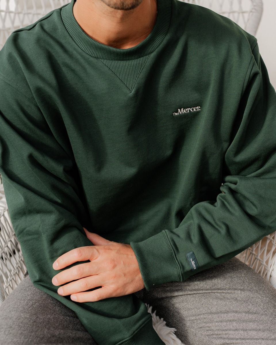 Mercer Amsterdam Sweater Donkergroen Sweater