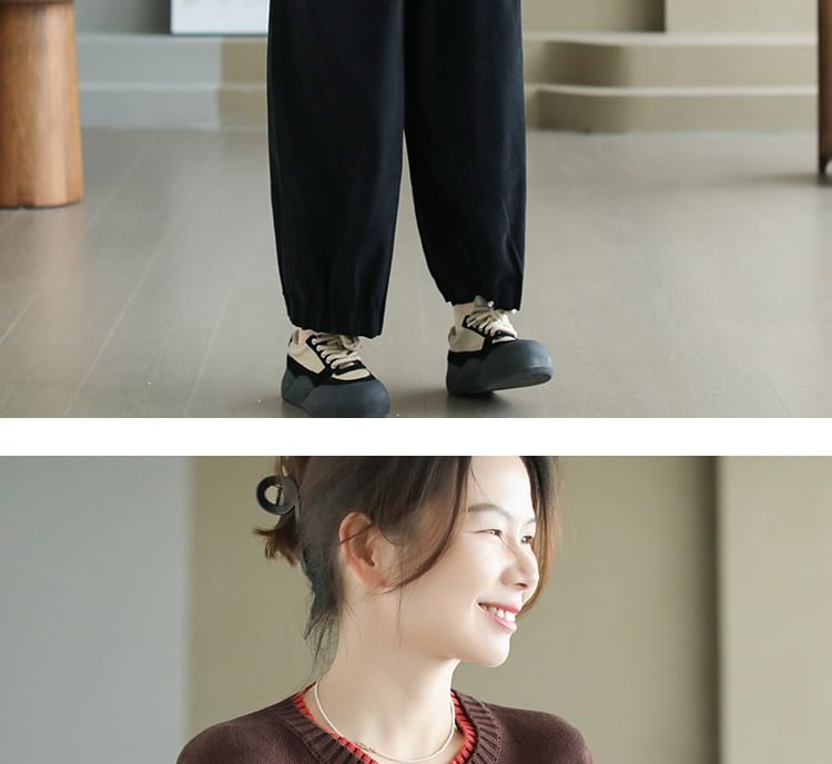 Cotton & Casual - Ronde hals, mandala-patroon, tweedelig vest