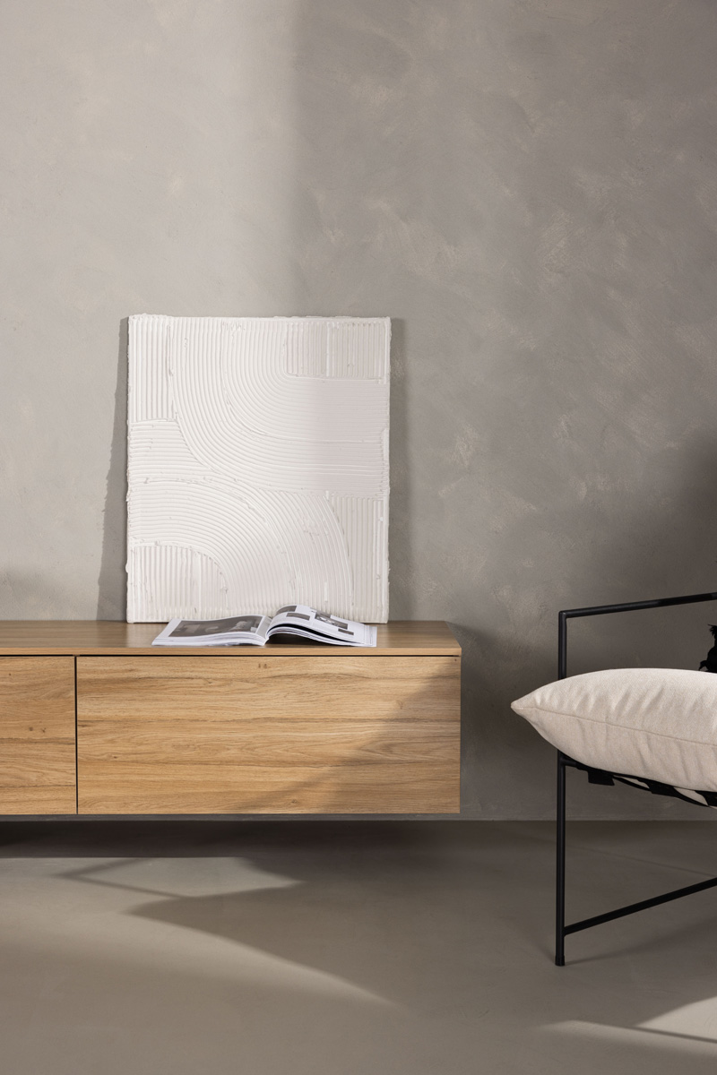 Houten dressoir Leona Zwart