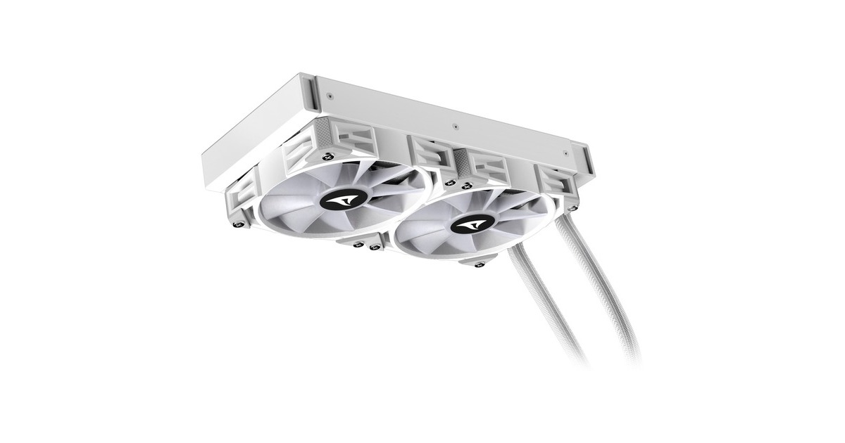 SharkoonS80 RGB White waterkoeling  (Wit, 4-pins PWM fan-connector)