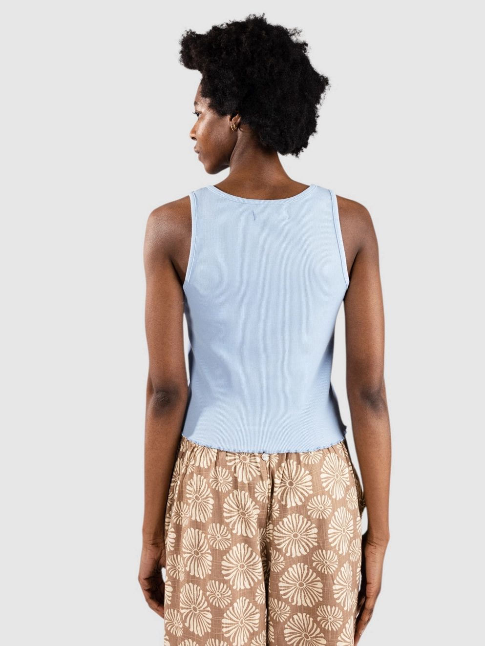 Rip Curl Textured Tank Top mid blue