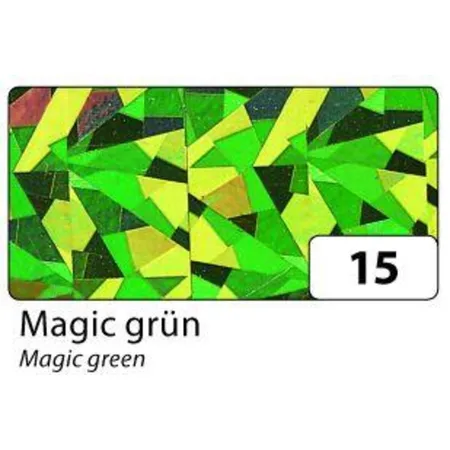 Folia 310/15 Holographische Folie, grün, ca. 40 x 100cm