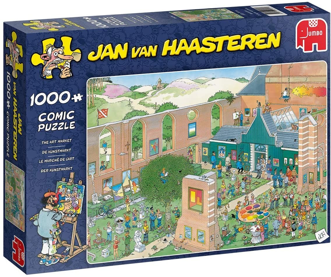 Jan Van Haasteren - Kunstmarked - Puslespil 1000 brikker(20022)