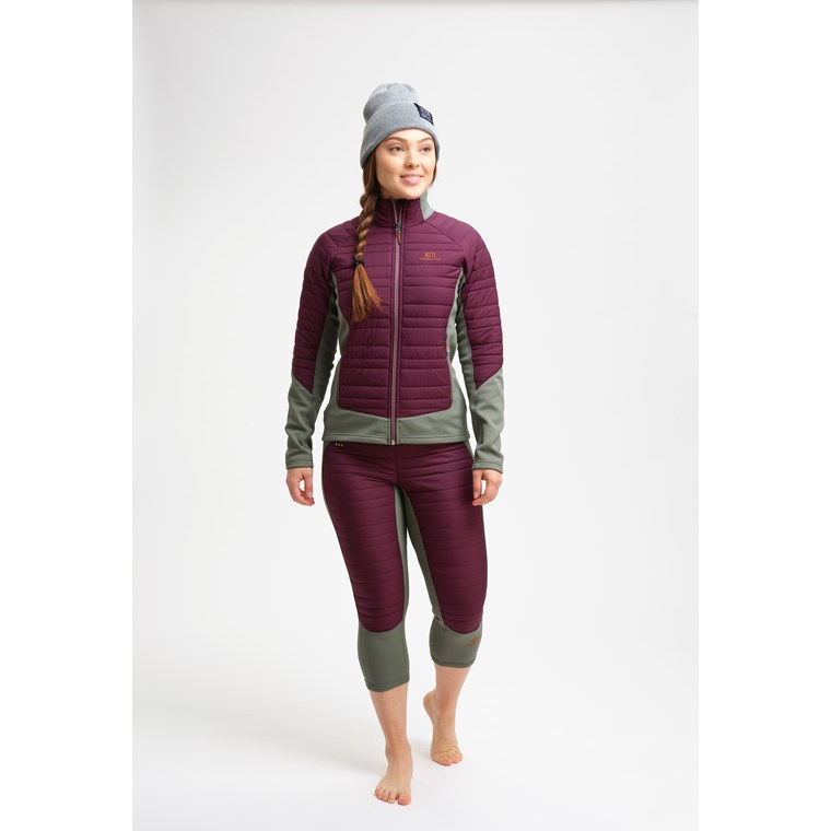 Elevenate W Fusion Stretch Jacket Aubergine Blocked