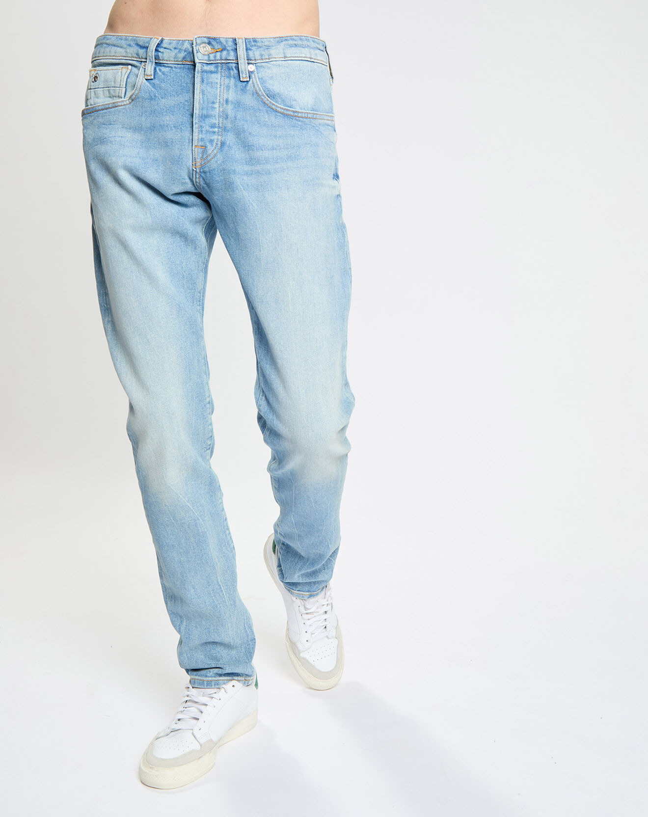 Scotch & Soda Jean en Coton Bio mélangé Slim Fit Ralston Vintage bleu moyen