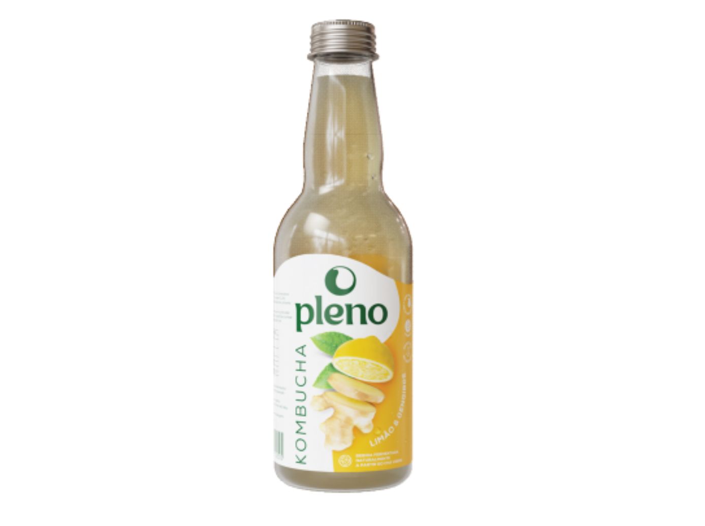 KOMBUCHA PLENO GENGIBRE E LIMÃO BIO 0.250L