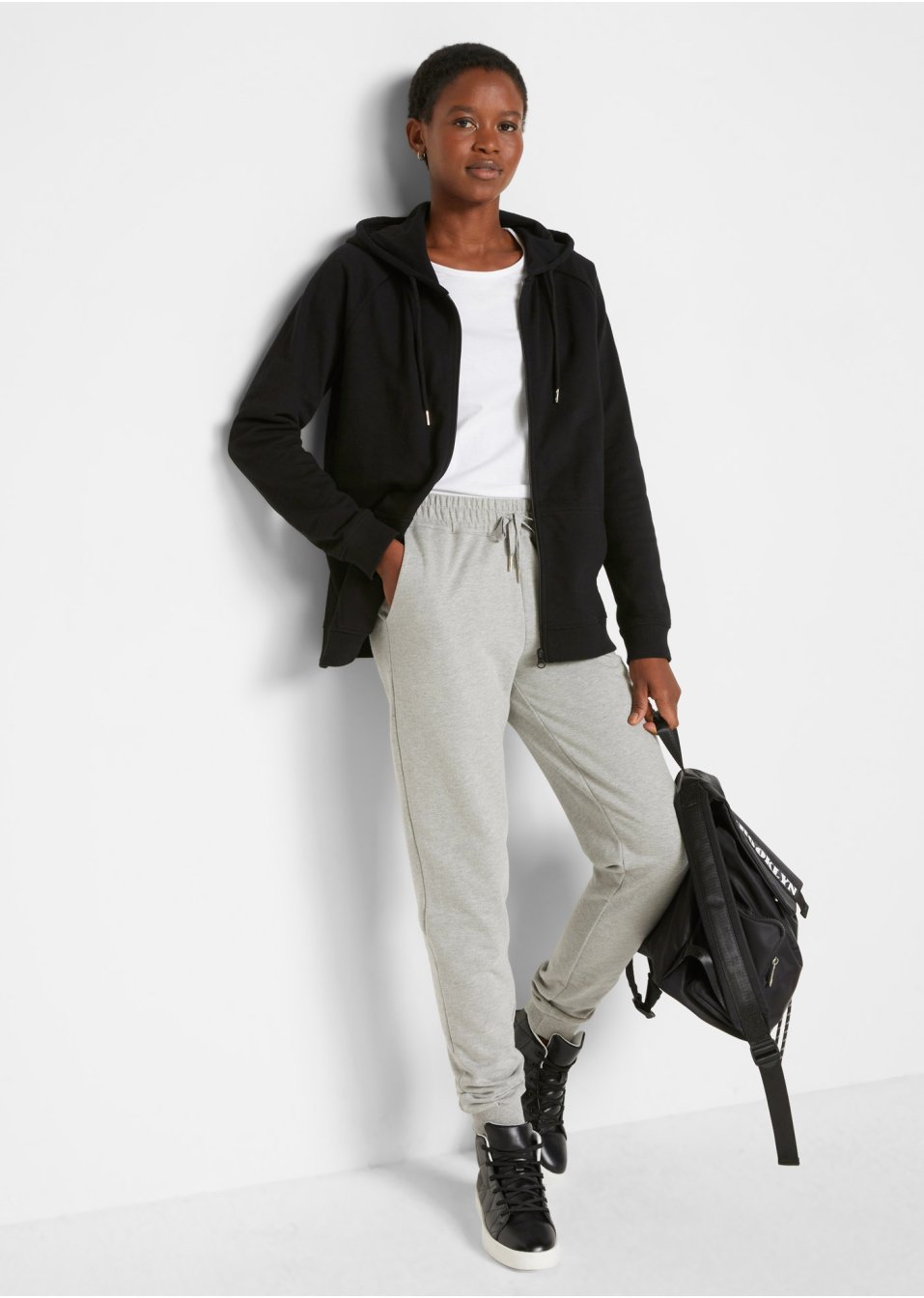Gilet sweat-shirt à capuche Premium Basic