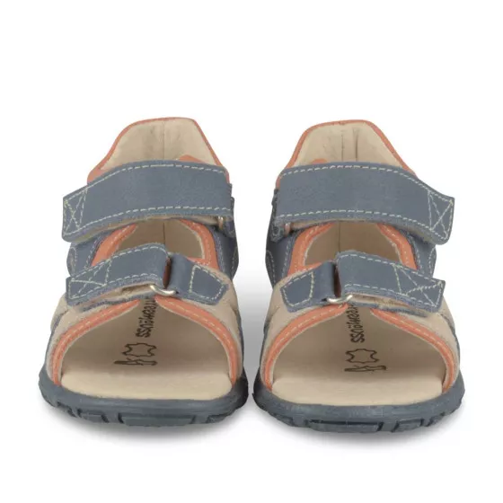 Sandales BLEU FREEMOUSS BOY CUIR