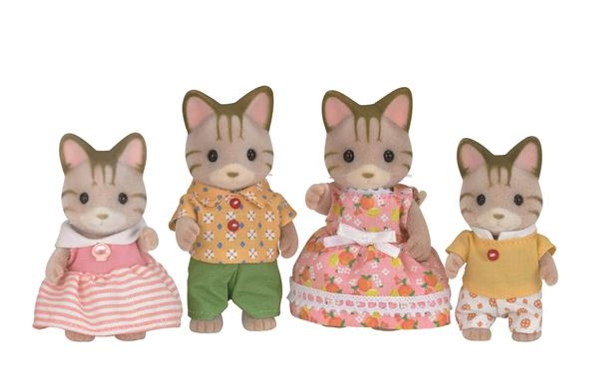 Sylvanian Families - Stribet kat familie (5180)