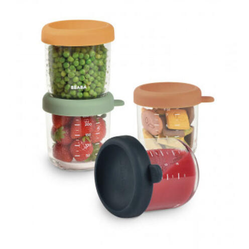 Coffret 4 portions verre Multicolor - BEABA