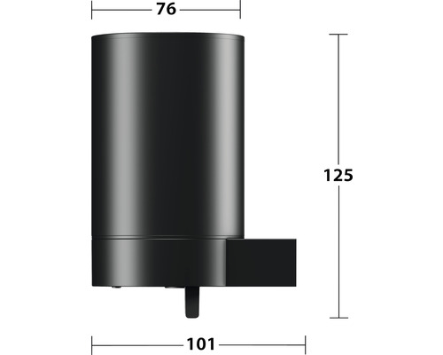 KEUCO Plan Black Selection zeepdispenser, matzwart, 14951370000