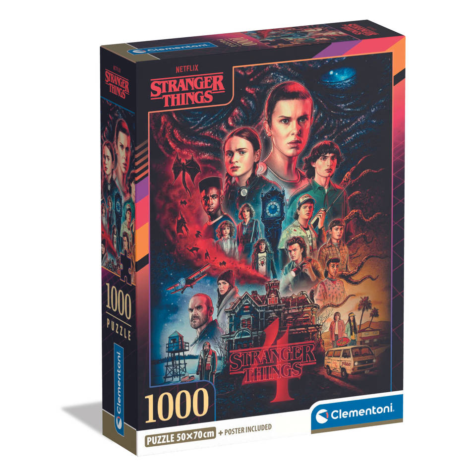 Clementoni puzzel Stranger Things S4 - 1000 stukjes