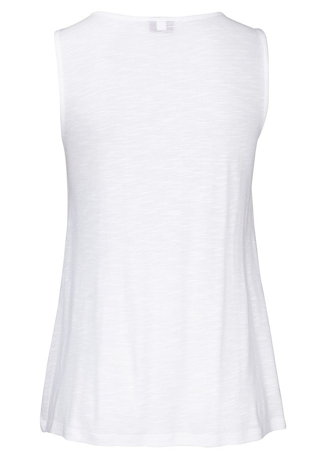 Buffalo Tanktop , mit Stickerei, Sommertop, Viskoseware