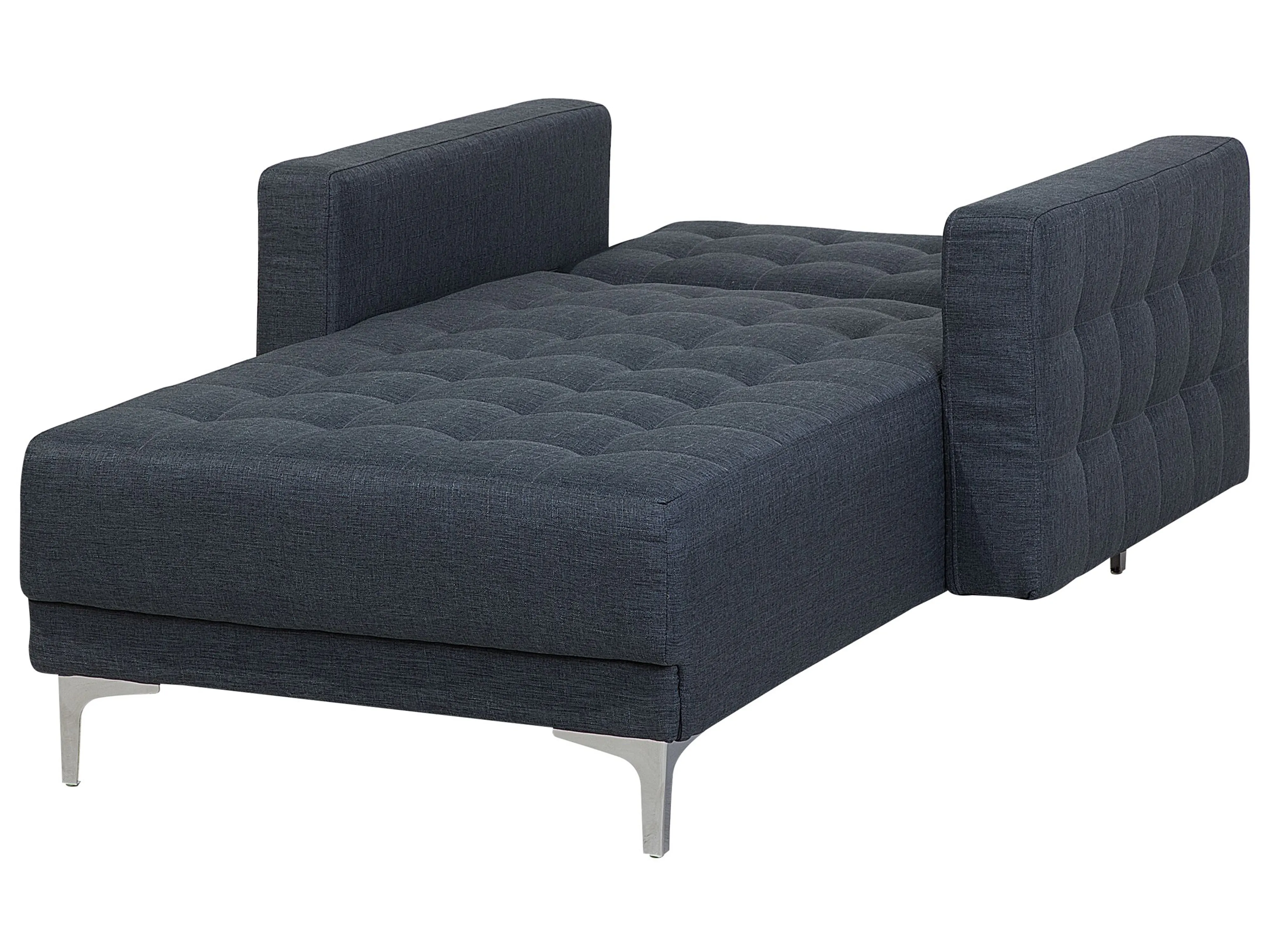 Chaise longue ABERDEEN Stof Donkergrijs